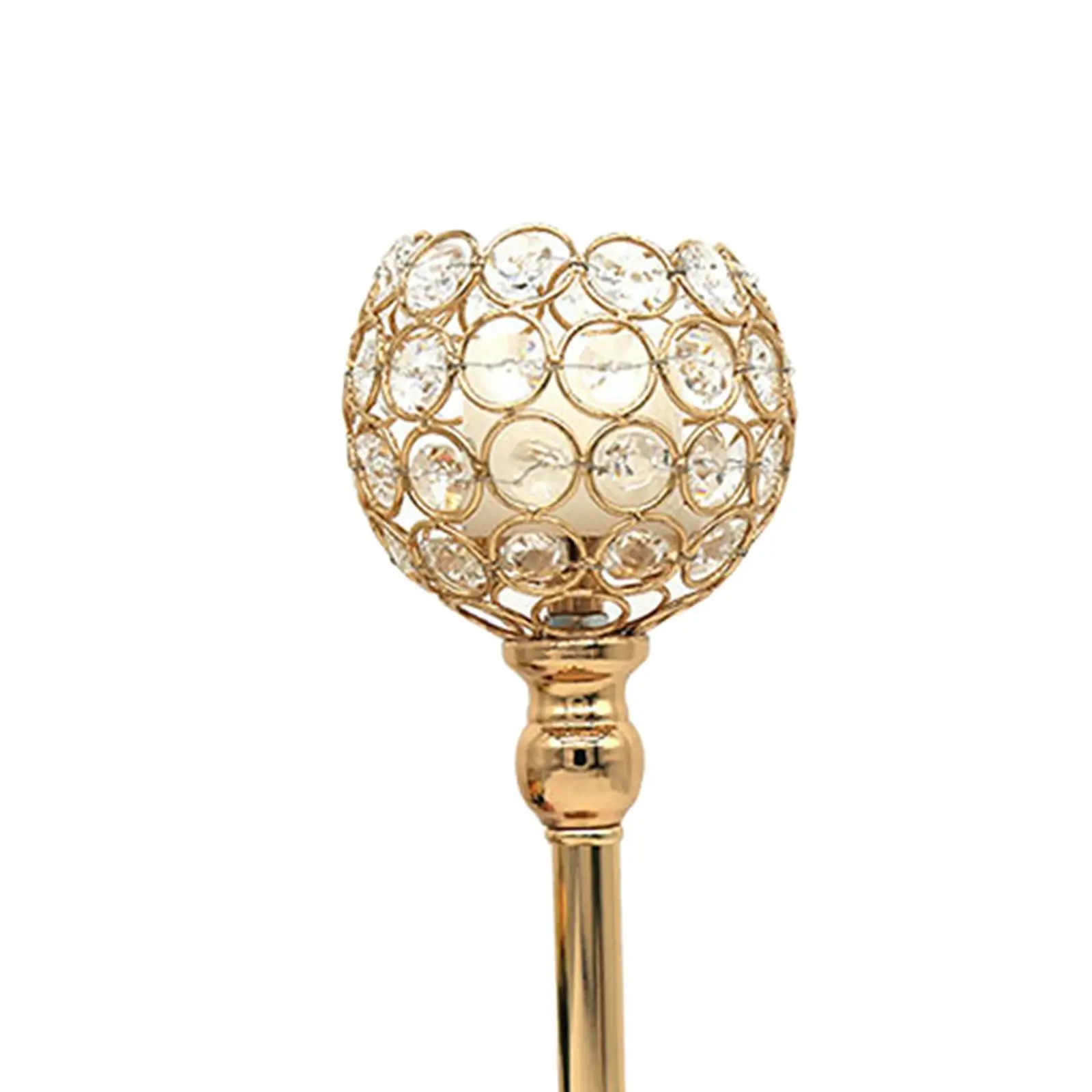 Candle Holder Crystals Embellishing Candelabra Party Desktop Ornaments Decor