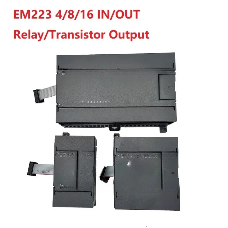 EM223 Digital Expansion Module CPU Controller Compatible With S7-200CN PLC Replacement 4/8/16 In/Out Relay Transistor Output