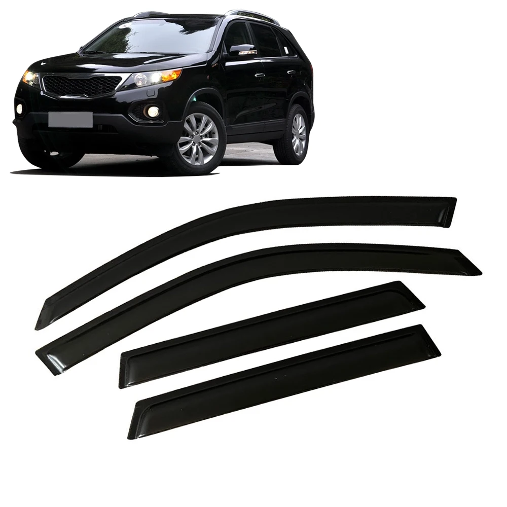

Оконный козырек для KIA SORENTO XM 2010 2011 2012 2013 2014 2015, ветровые дефлекторы, защита от дождя, дверной козырек, вентиляционные шторы, вентиляционный козырек