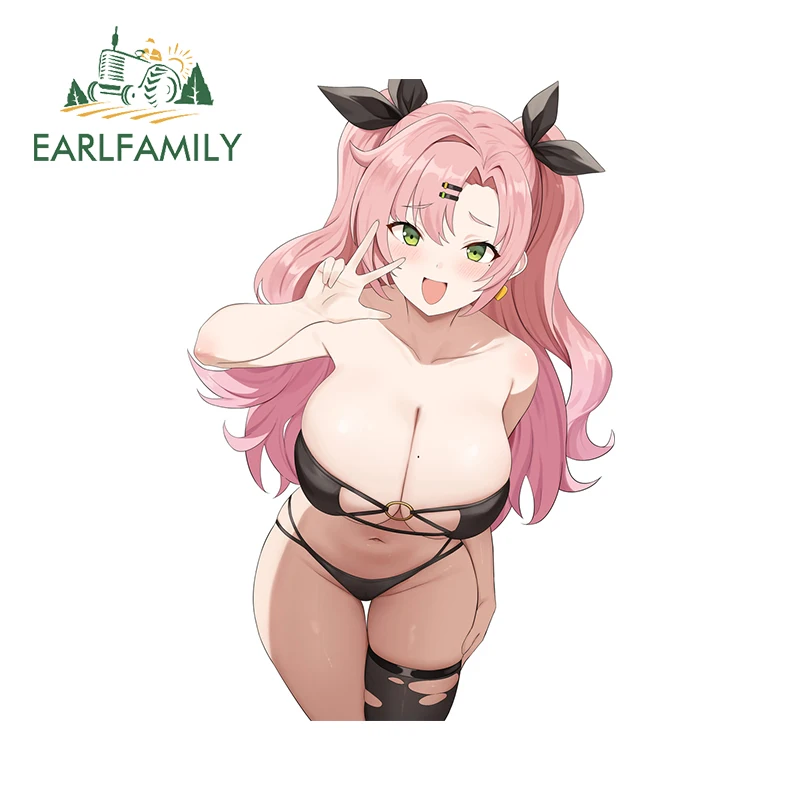 EARLFAMILY 13cm X 9.2cm untuk Zenless Zone Zero Nicole Demara seksi tempel stiker mobil kepribadian stiker sederhana Styling mobil