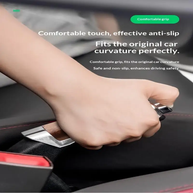Carbon Fiber Parking Brake Protector Universal Handbrake Grip Cover Anti Wear Hand Brake Trim Stylish Car Interior Decoration