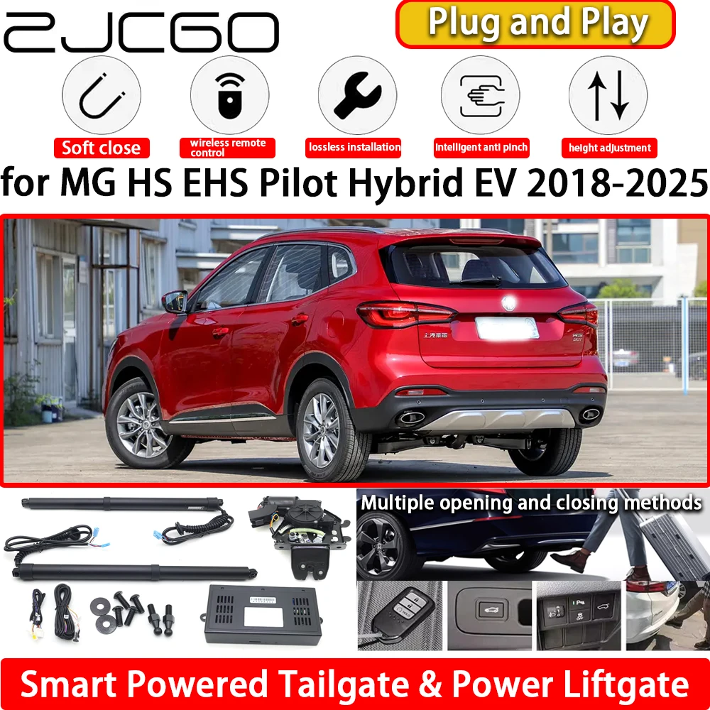 

ZJCGO for MG HS EHS Pilot Hybrid EV 2018-2025 OEM Automatic Electric Powered Tailgate Power Liftgate Tail Gate Lift Kit System