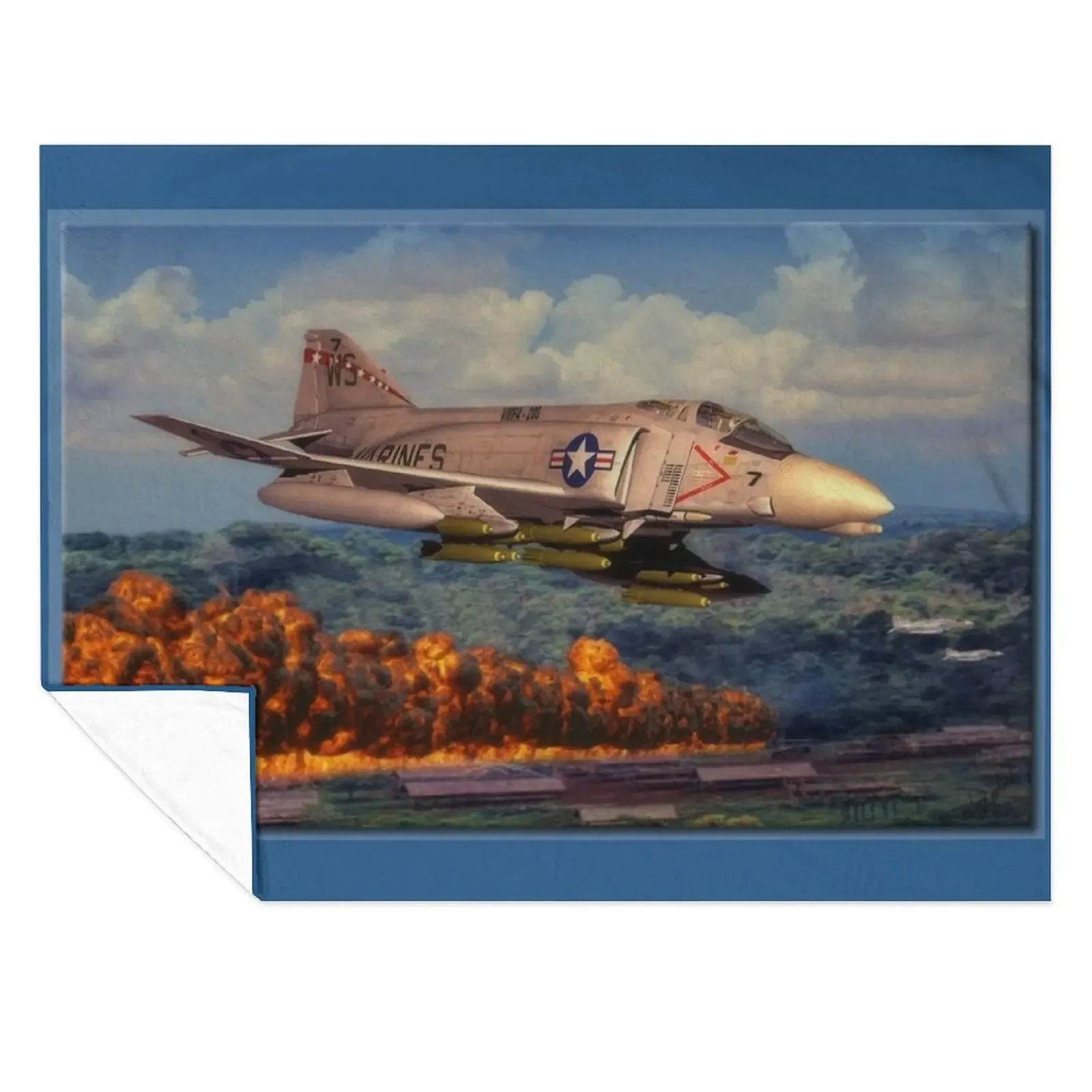 

F4 Phantom Throw Blanket Warm Luxury Decorative Sofas Vintage Blankets