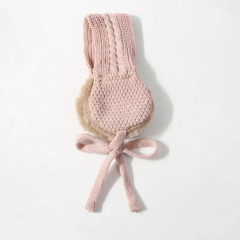 Kinder Plüsch Ohren schützer Winter warm wind dicht verdickt Kinder schal Stil gestrickte Ohren schützer Unisex Geschenke