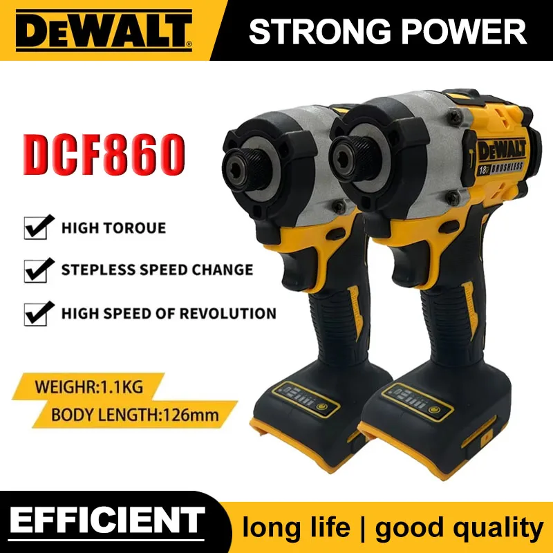 

Dewalt DCF860 Cordless Compact Drill / Driver 20V Brushless Electric Drill Screwdriver Rechargeable Power Tools Upgraded