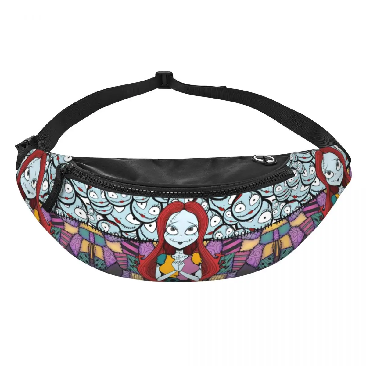

Custom Jack Anime S-Skellingtones Fanny Pack for Men Women Fashion Crossbody Waist Bag Traveling Phone Money Pouch