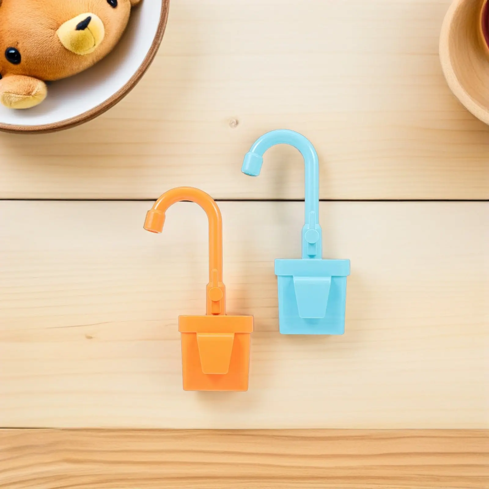 

Набор из 2-х игрушечных кухонных смесителей для детей, имитация водопроводного крана, развивающий инструмент для ролевых игр и обучения практическим навыкам