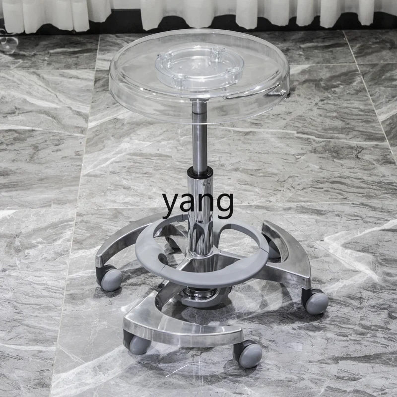 Yjq Hairdressing Stool Barber Shop Chair Rotatable Lifting Internet Celebrity round Stool Pulley Stool Makeup