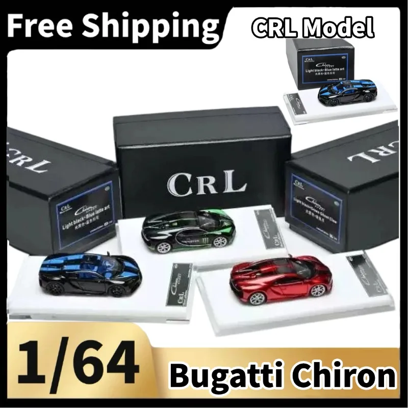 [In Stock] CRL Model 1/64 Bugatti Chiron Resin Car Model, Multiple Colors, Christmas Gift for Collectors