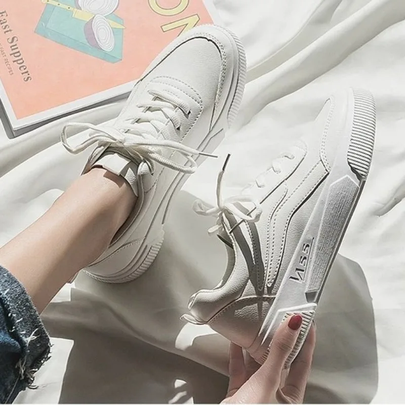 Thick Soled Women's Sneakers 2024 Summer Woman Casual Small White Shoes Versatile Korean Version Sports and Travel Running Shoes