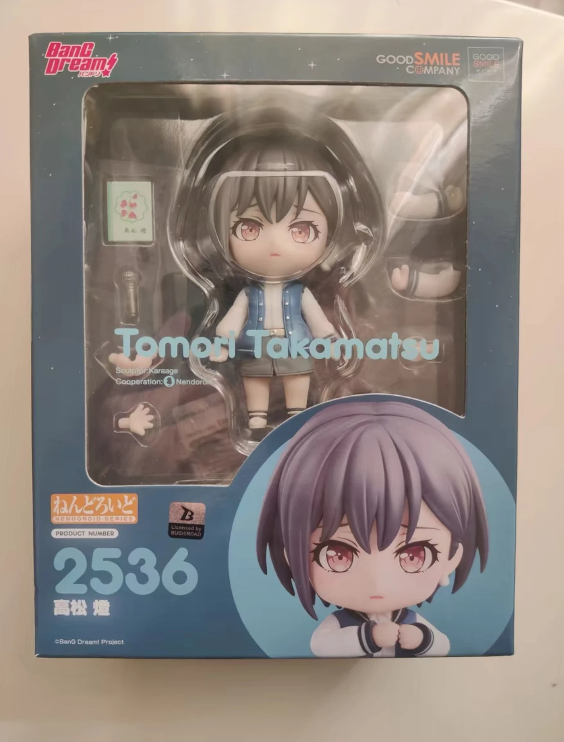 Original in Stock GSC Nendoroid #2536 BanG Dream! It's MyGO Tomori Takamatsu 1/7 Figures Model Toy Gift Collection Ornament