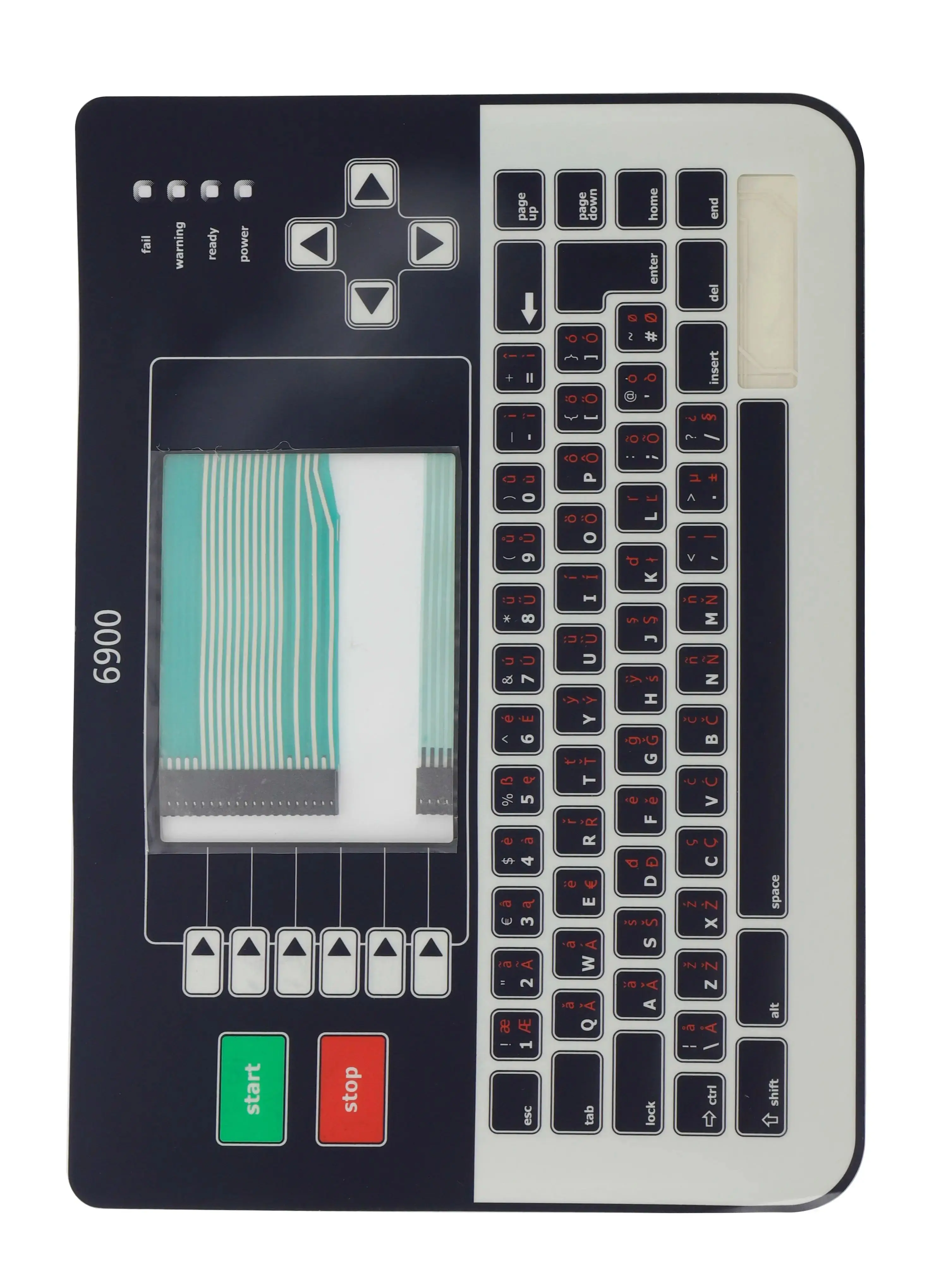 6900 keyboard membrane keypad use for LINX 6900 inkjet coding printer