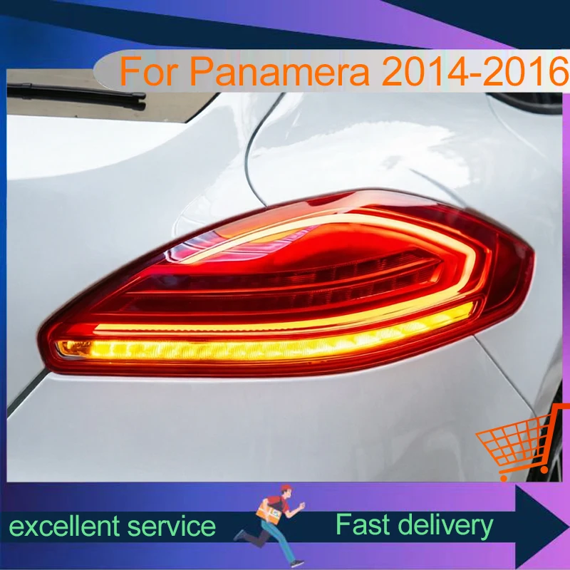 Powerful Headlights for Cars Porsche 2014-2016 Panamera Front Lamp Projector Lens DRL LED Bulbs Turn Signal Car Accessories