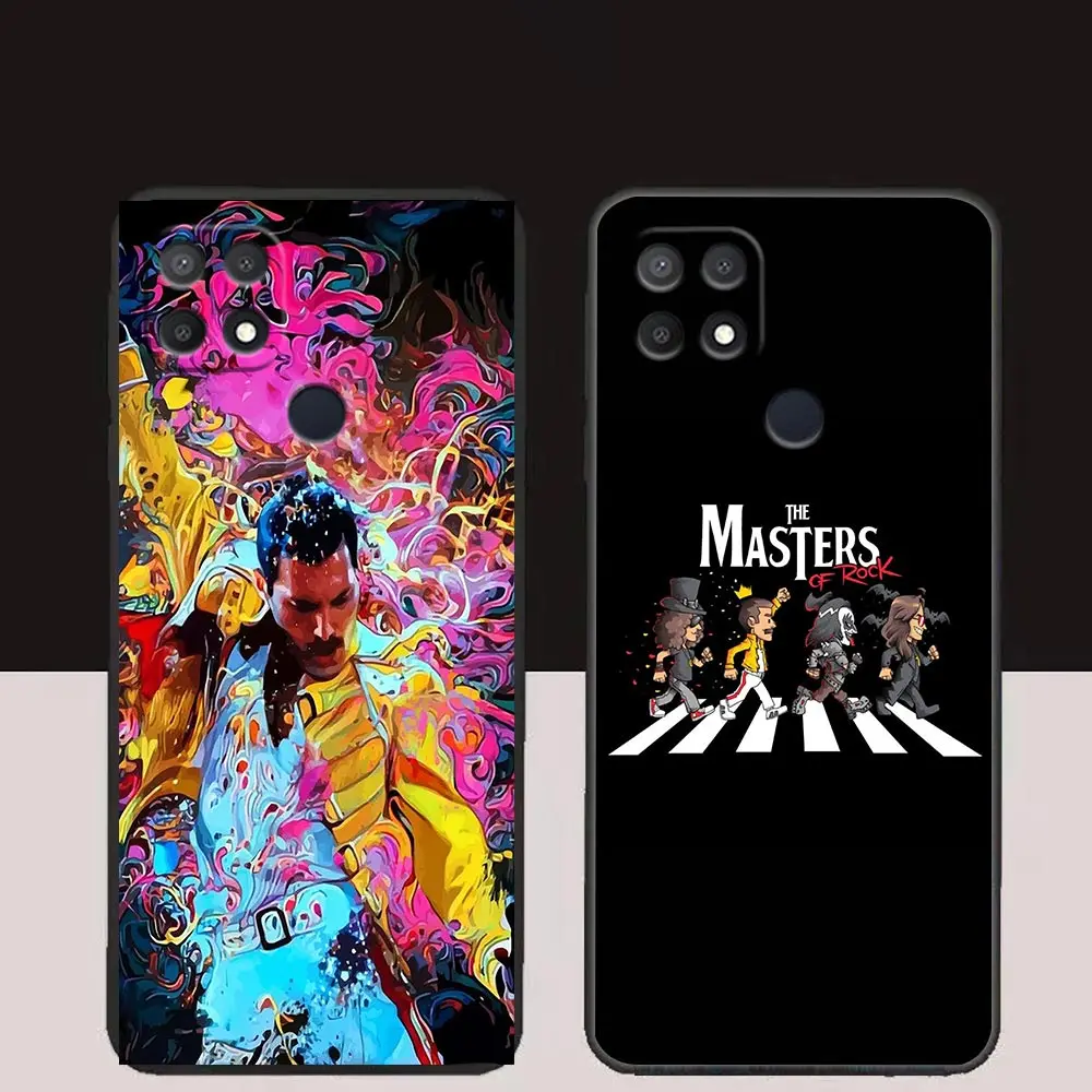 Queen Freddie Mercury Case For OPPO A98 A96 A94 A93 A92 A92S A91 A78 A74 A73 A72 A58 A57 A55 A54 A53 A52 A17 A16 A15 Cover Cqoue