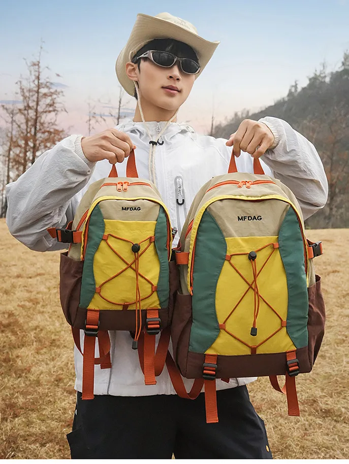 dopamine-outdoor-waterproof-hiking-sports-backpack-lightweight-travel-unisex-double-shoulder-bag-with-multiple-compartments