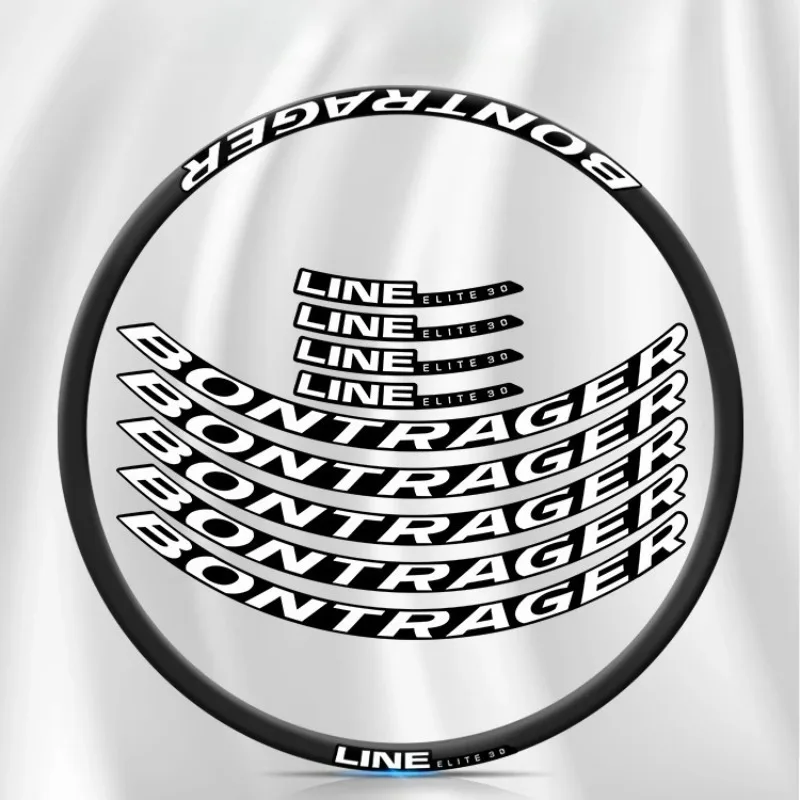 Ensemble d'autocollants plats 2D pour casque de moto, autocollants de vélo Bonttrager, adaptés aux garde-boue de vélo de montagne et de route, vinyle durable,