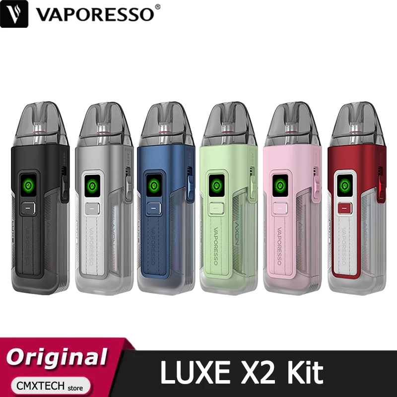 Original Vaporesso LUXE X2 Kit 40W Vape 2000mAh Battery with 5ml LUXE X Pod Cartridge 0.6/0.8ohm COREX 2.0 Electronic Cigarette