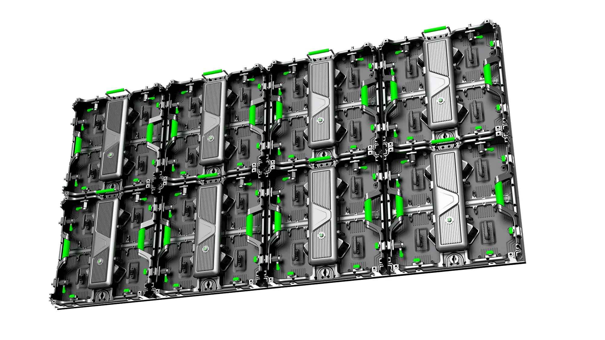 Nieuw aanpasbaar full-color LED-display P3.91 buiten 500x500mm videomuur led-scherm voor podiumachtergrondscherm.