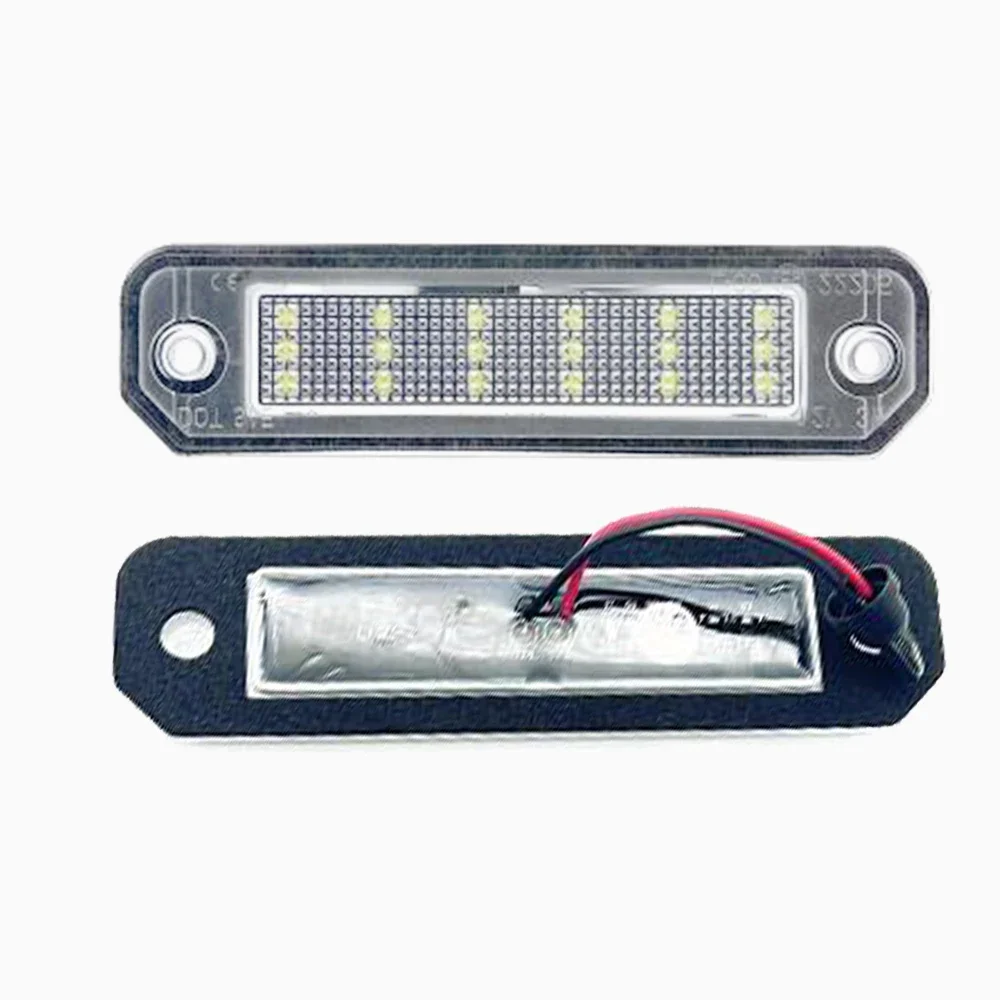 Tail White LED License Plate Light Number Plate Lamp 2Pcs for Honda Civic EJ EG EK EK3 CR-X Integra Del Sol