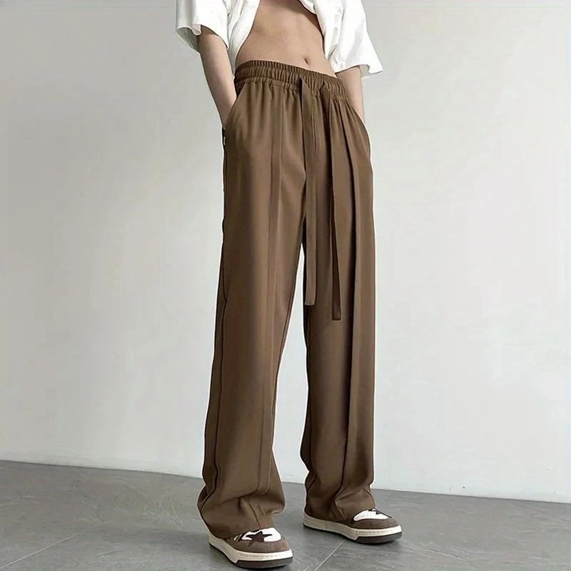

Baggy Male Trousers Loose Classic Y2k Harajuku Fashion Plus Size Clothes Low Price Stylish Trend Korean Style Men's Casual Pants