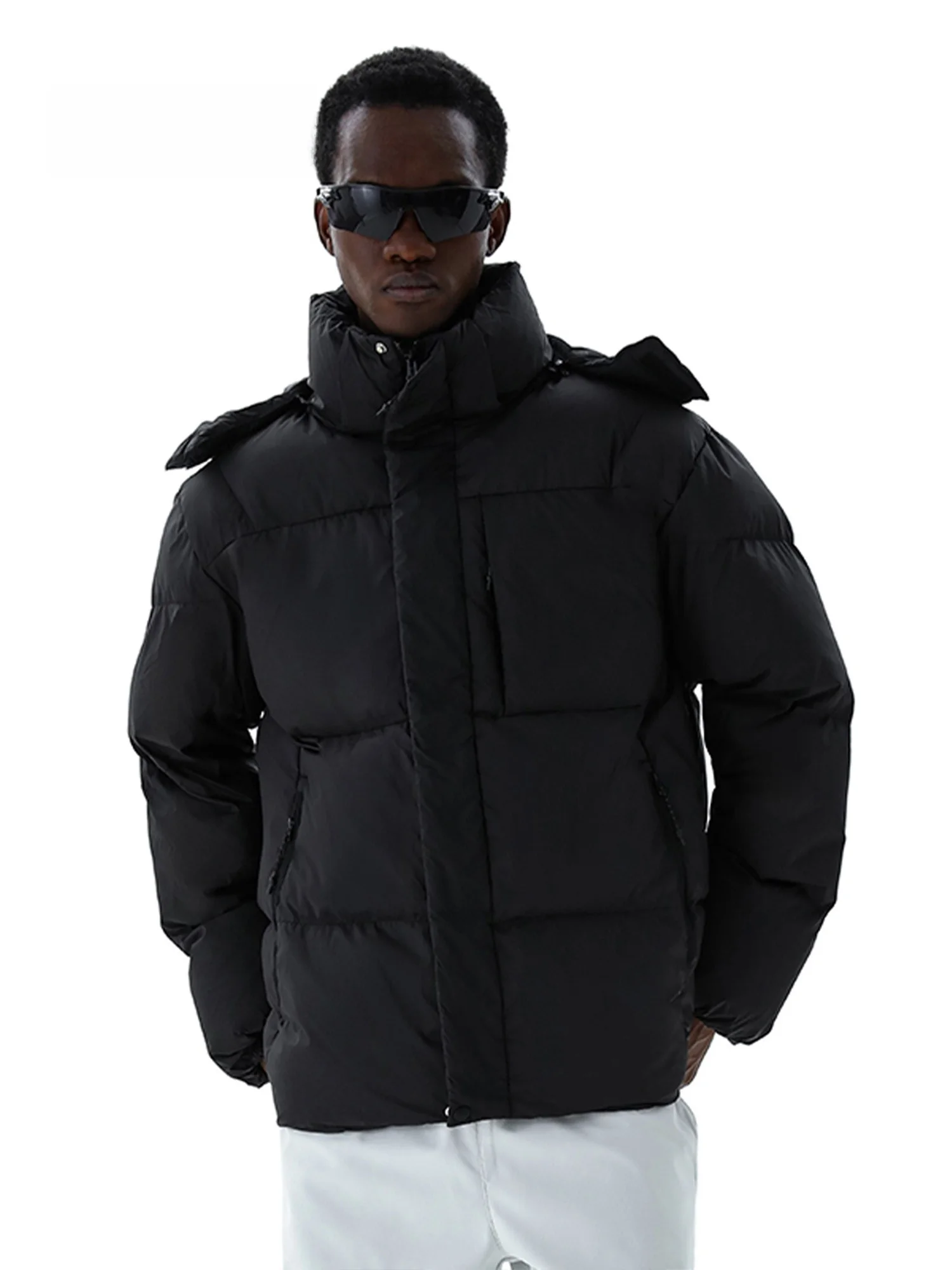 

MMOPTOP Американская утепленная зимняя хлопковая куртка с капюшоном для мужчин, теплая, морозостойкая, объемная куртка из полиэфирного волокна