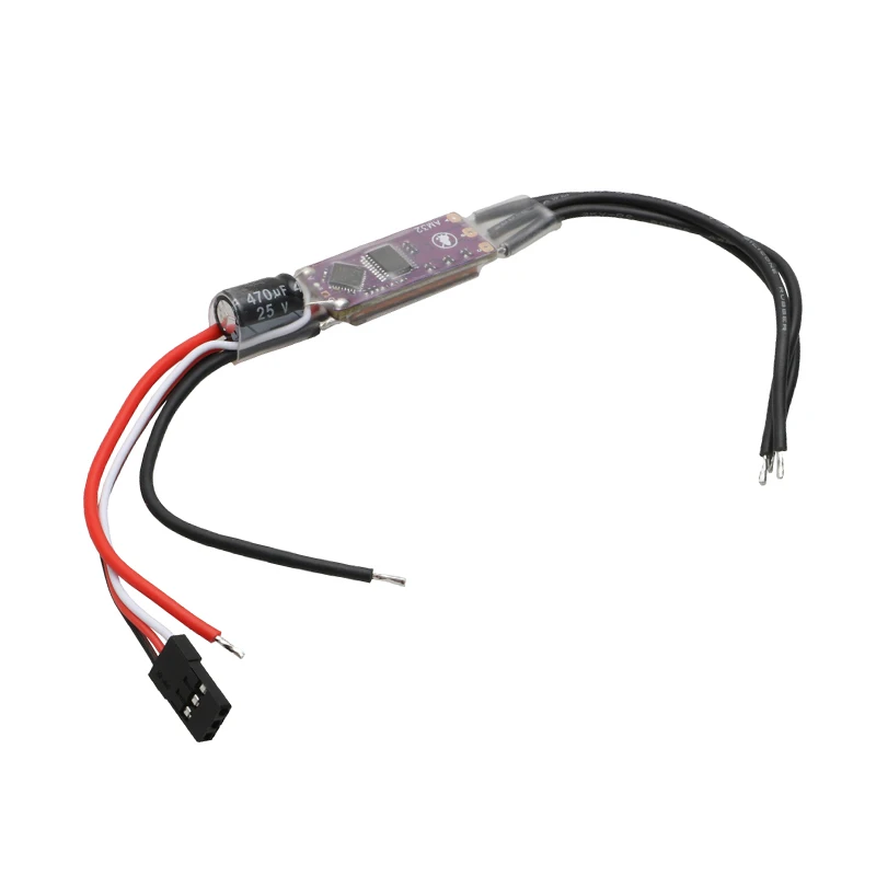 1PCS 2-4S 40A AM32 ESC 32-bit Electronic Speed Controller with Signal Cable Support PWM/DSHOT/Sine for FPV Drone RC Crawler Cars