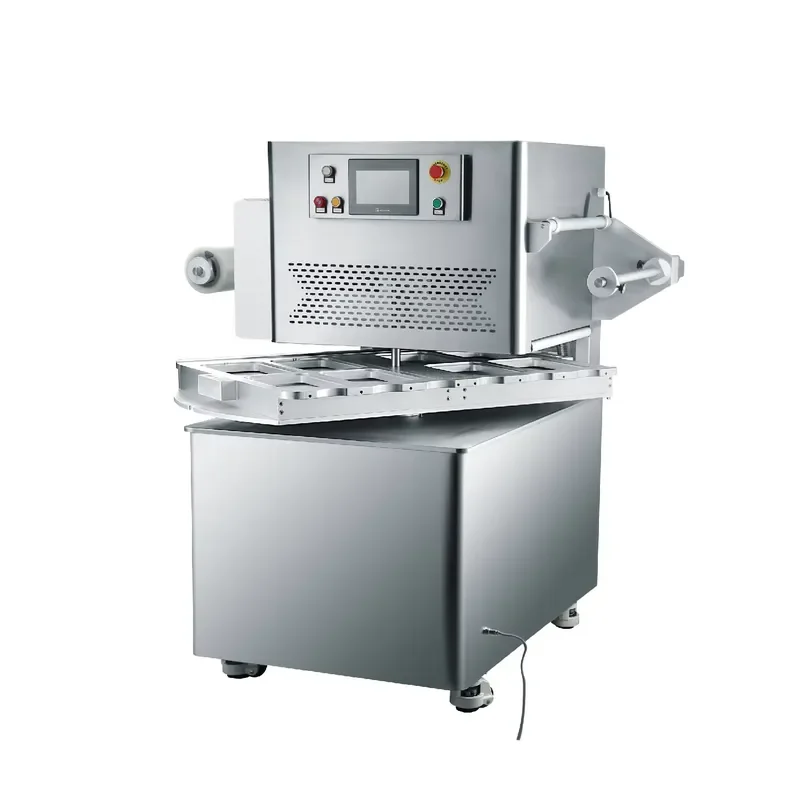 Fully Automatic Tray-Type Vacuum Packaging Machine Rotary Modified Atmosphere Vacuum Packaging