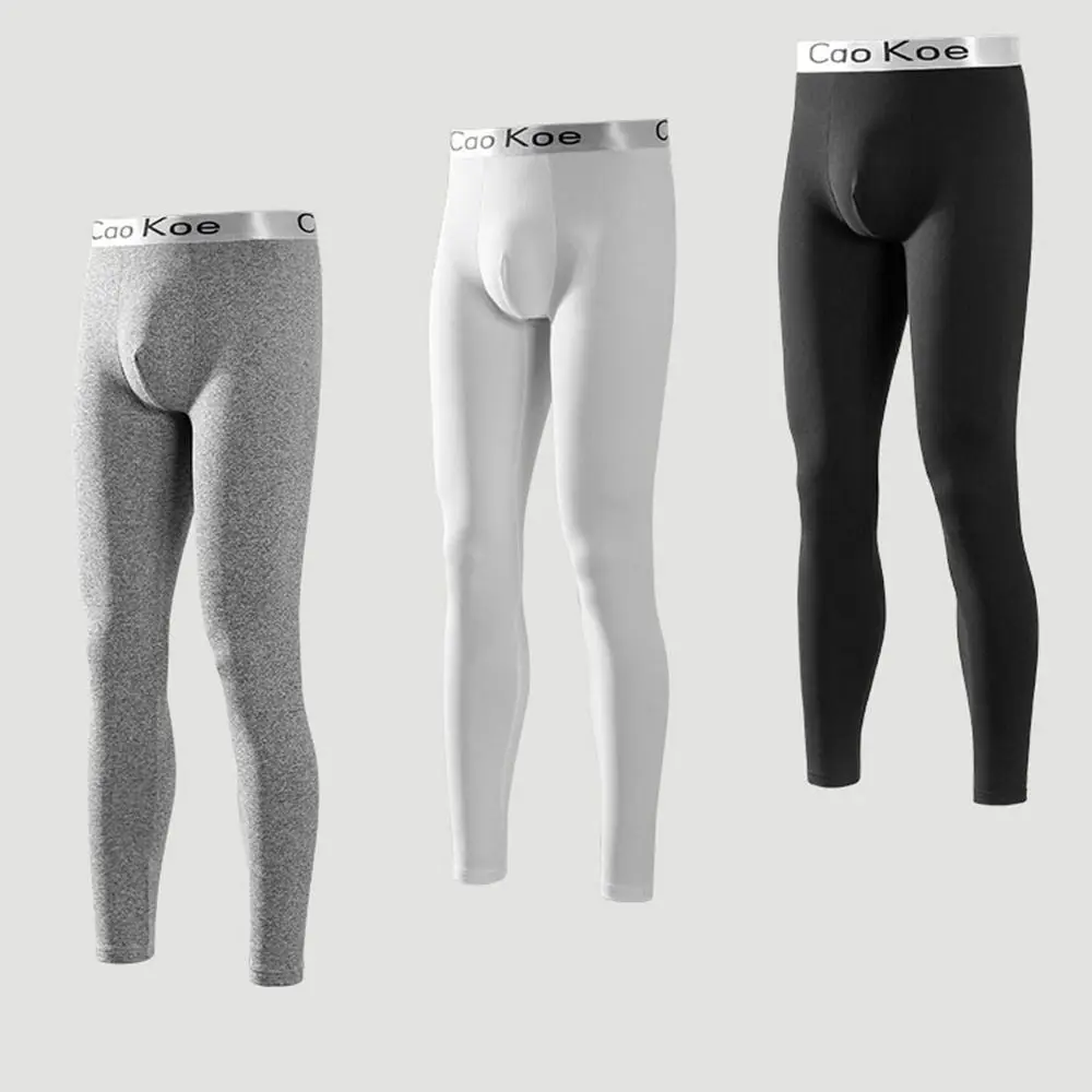 Classic Stretch Men's Thermal Pants Fleece Lined Cold Weather Baselayer Legging Winter Warm Underwear Bottoms