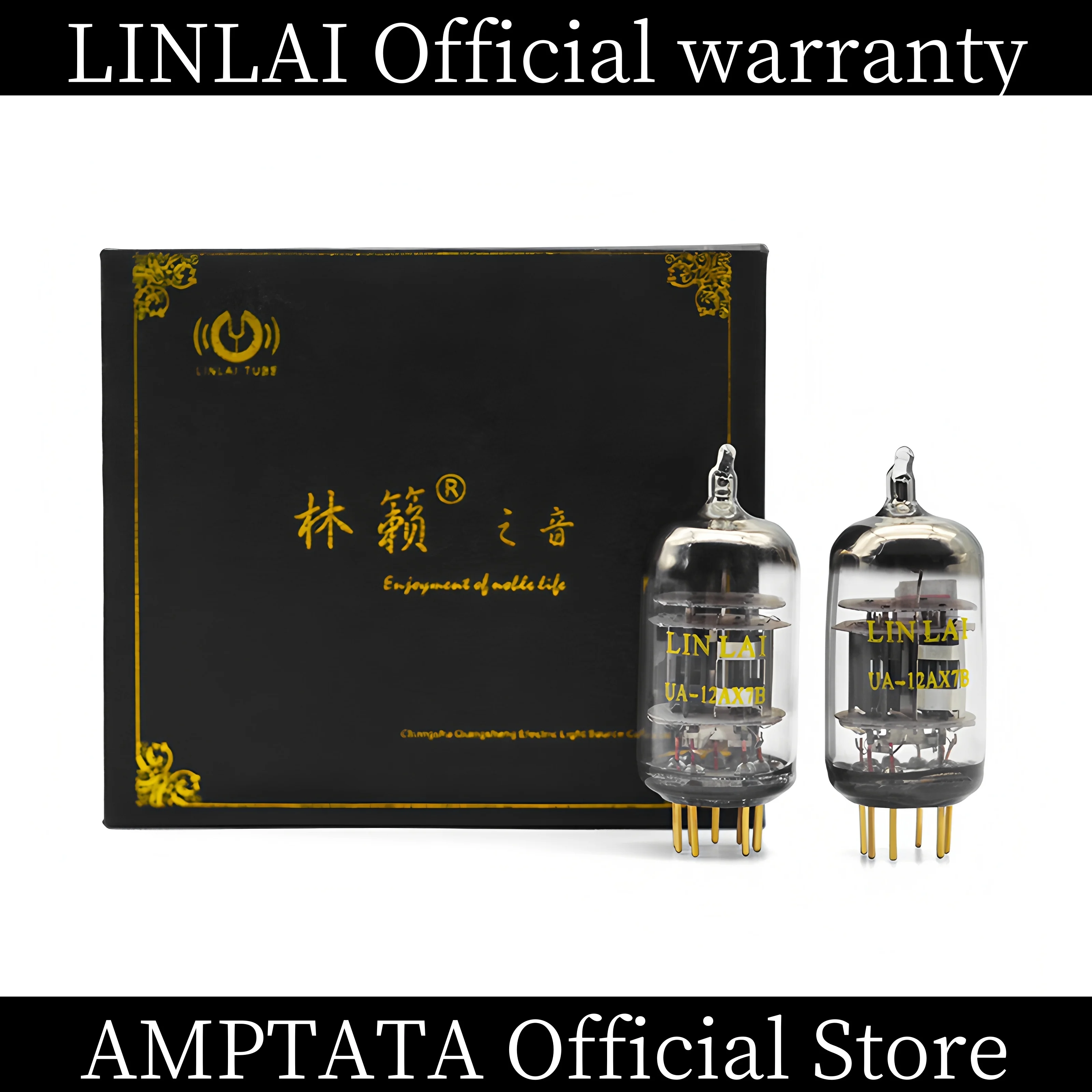 LINLAI 12AX7 ECC83 / ترقية HIFI / أنبوب فراغ / مضخم جيتار باس / مضخم HIFI / الصندوق الأصلي / ضمان 15 شهرًا