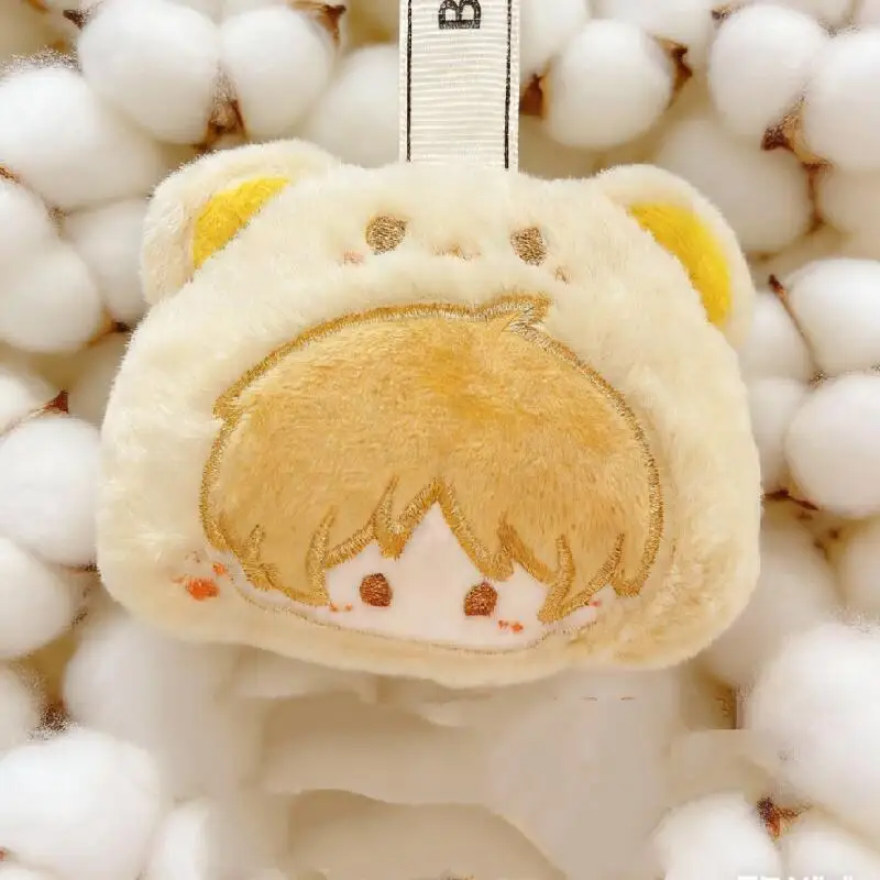 Natsume's Book of Friends Natsume Takashi Short Plush Cat Ear Pendant Car Keychain Decoration Backpack Hang Toy Valentine Gift