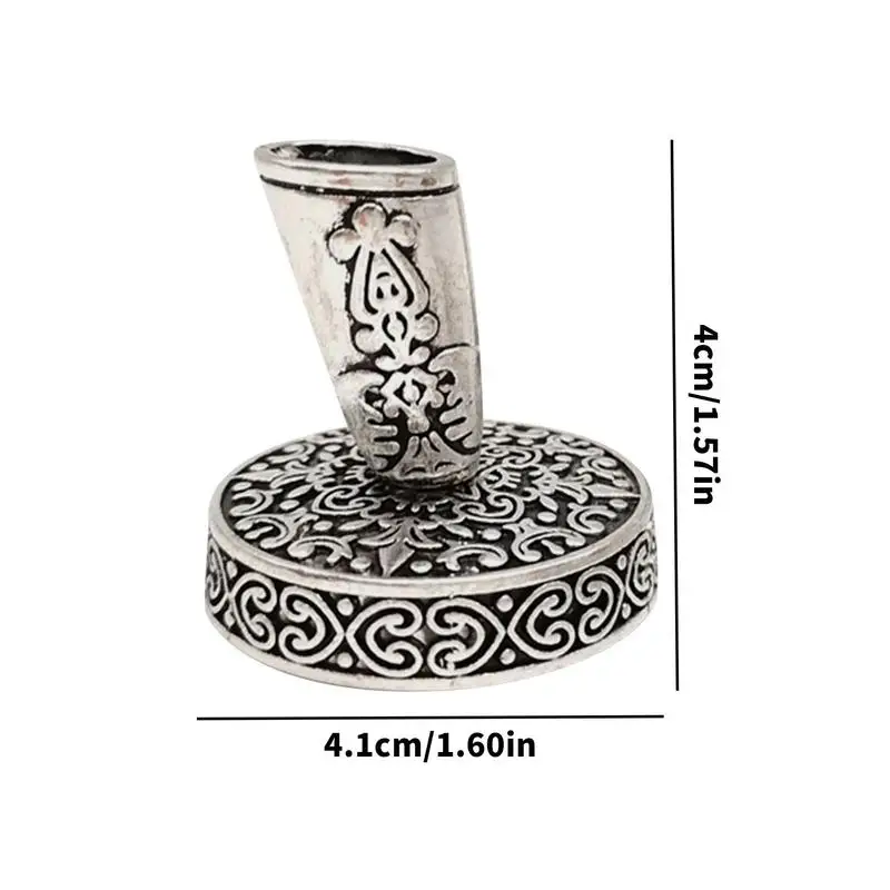 Vintage Feder Stift Stand Metall Europäischen Stil Runde Stift Halter Brunnen Pen Veranstalter Zubehör Edelstahl Lehrer Geschenke