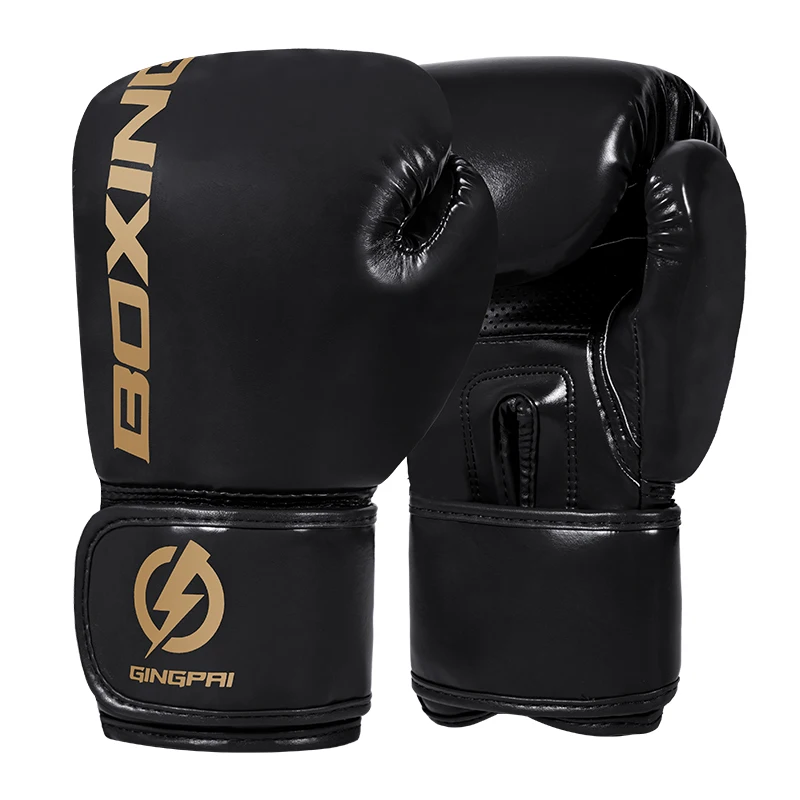 

Professional 4/6/8/10/12oz Boxing Gloves PU Muay Thai MMA Profession Kickboxing Adults/kids Sandbag Training Gloves Equipment