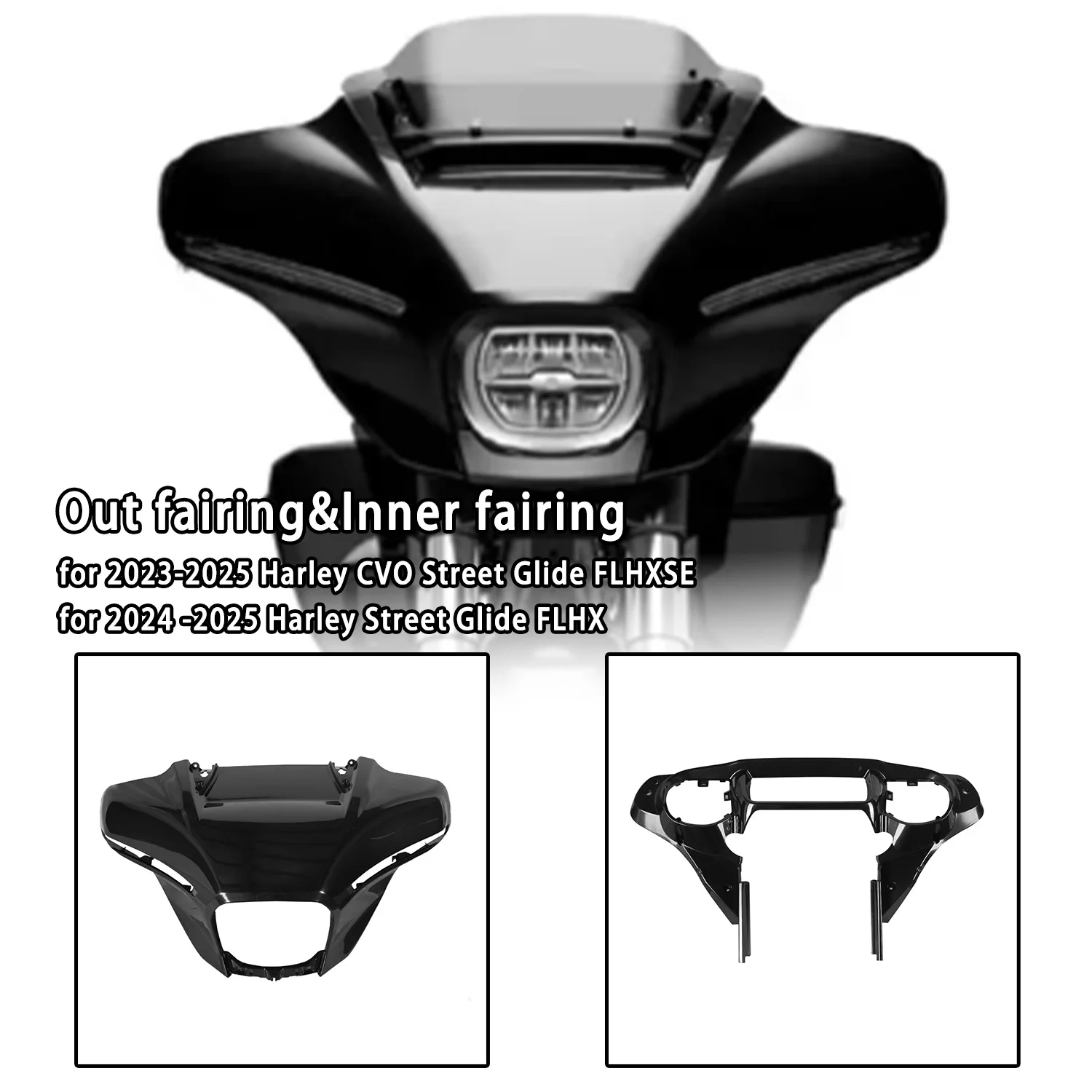 

Unpainted Out fairing for Harley CVO Street Glide FLHXSE 2023-2025 Harley Street Glide FLHX 2024 -2025