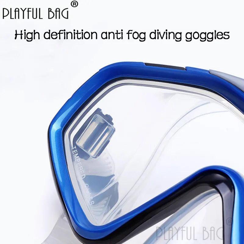 Diving 3-piece set Snorkeling Fins Semi-dry breathing tube Diving Flippers Adjustable goggles Snorkeling sport equipment E165