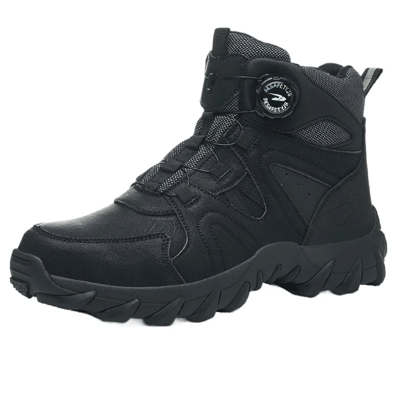 Outdoor Mountaineering Wear-resistant Steel Boots Work Safety Shoes Smash-proof and Puncture-proof Sports Safety Shoes