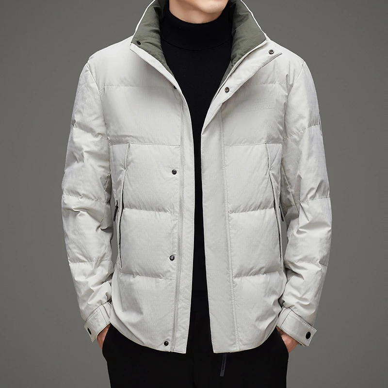 2024 new arrival winter jacket 90% white duck down jackets men,mens fashion thicken warm parkas winter coat full size M-4XL