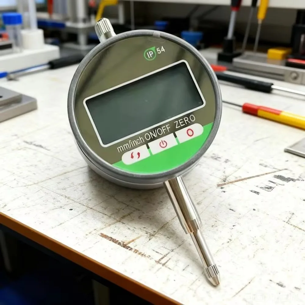 Digital Dial Indicator 0-12.7mm Metric Inch Gauge Oil-Proof Electronic Measuring Tool for Diesel Common Rail Injector
