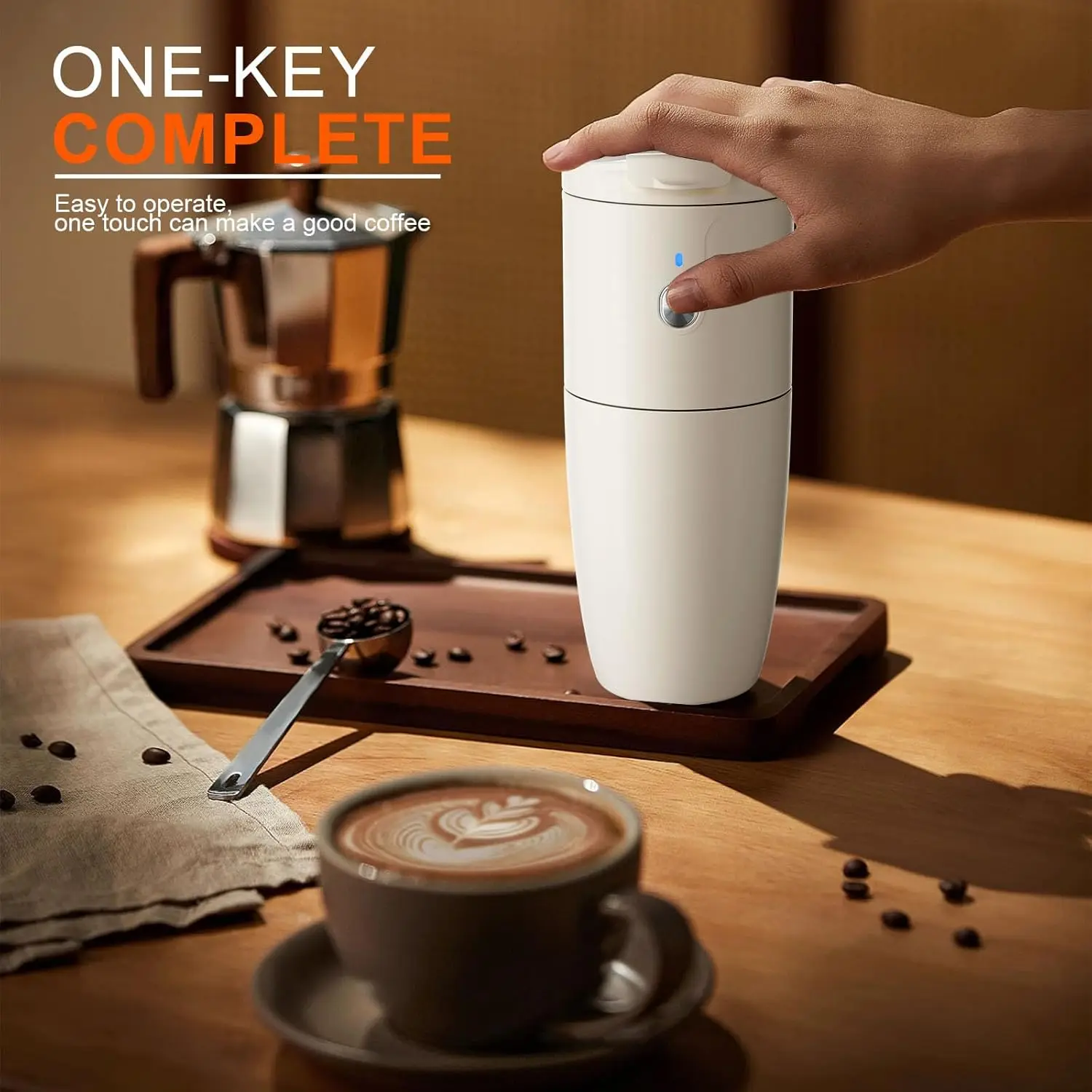 

Automatic Mini Portable American-style Travel Coffee Pot Fully Automatic Integrated Travel Coffee Machine