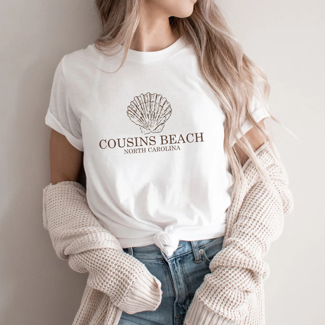 

Vintage Cousins Beach T Shirt The Summer I Turned Pretty T-Shirt TV Series Tshirt Women Graphic T Shirts Summer Casual Tees Top