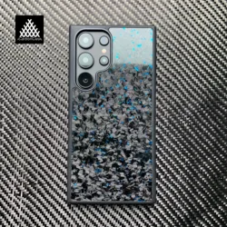 Magnetic Real Glossy Forged Carbon Fiber Case for Samsung S25 S24 S23 S22 S21 Ultra A13 A14 A15 A16 A54 A55 A23 A73 A24 A25 A05s