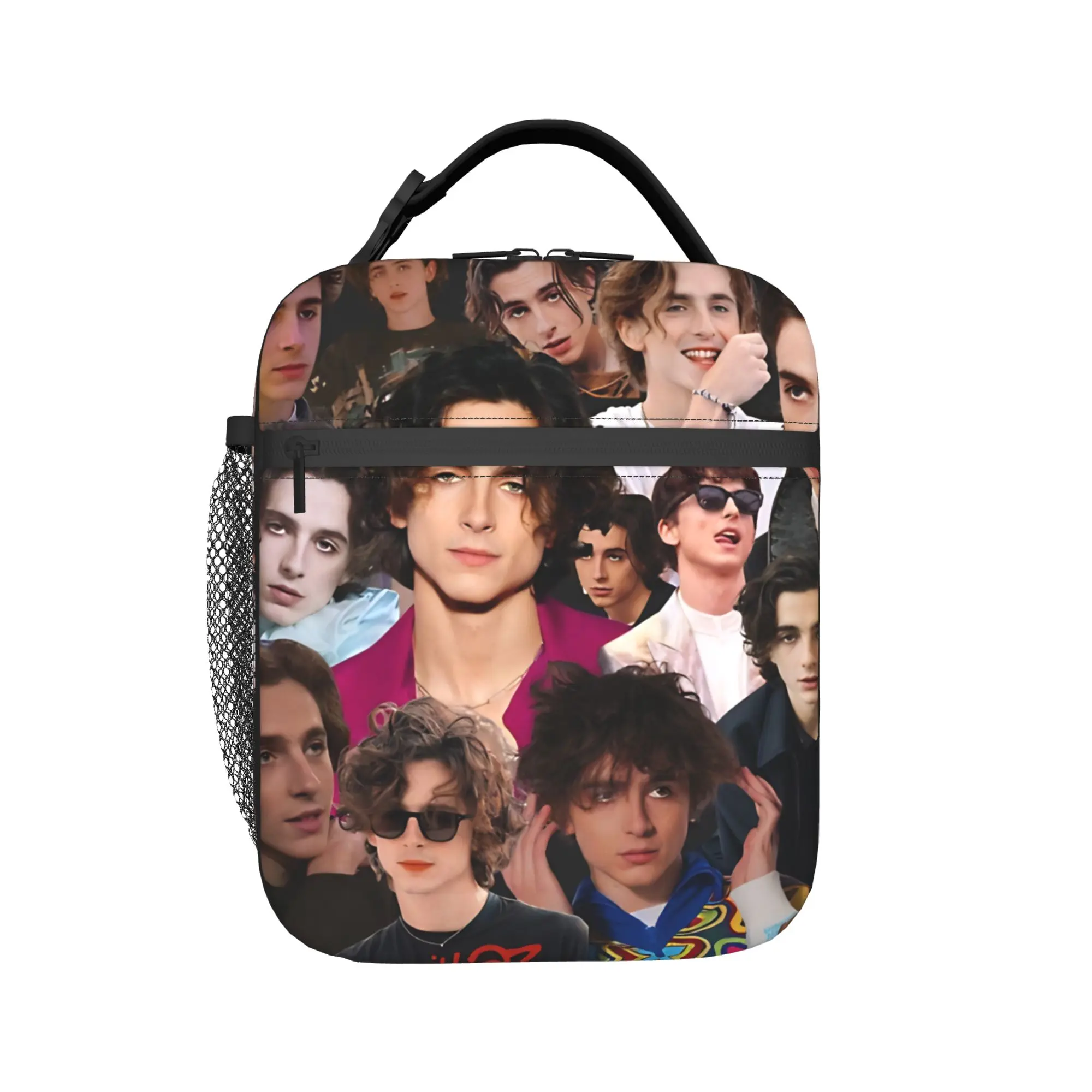 

Термоизолированные сумки для обедов Timothee Chalamet для офиса, портативные сумки-контейнеры для еды, термоконтейнеры для мужчин и женщин
