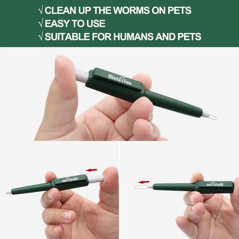 1Pc Huisdier Tick Twist Remover Haak Picker Vlooien Krabben Extractor Kat Hond Grooming Product Mijt Tool Pincet Pen Louses tang