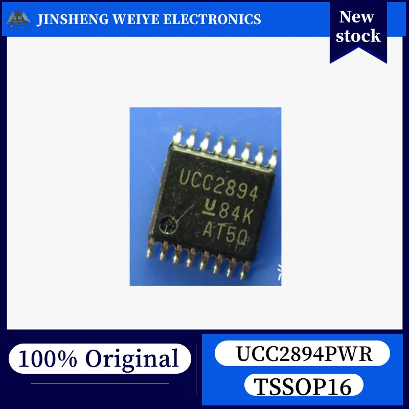 

(1/5 piece) UCC2894PWR UCC2894 TSSOP16 Current Mode PWM Controller, 100% Brand New, In Stock, Original Chipset