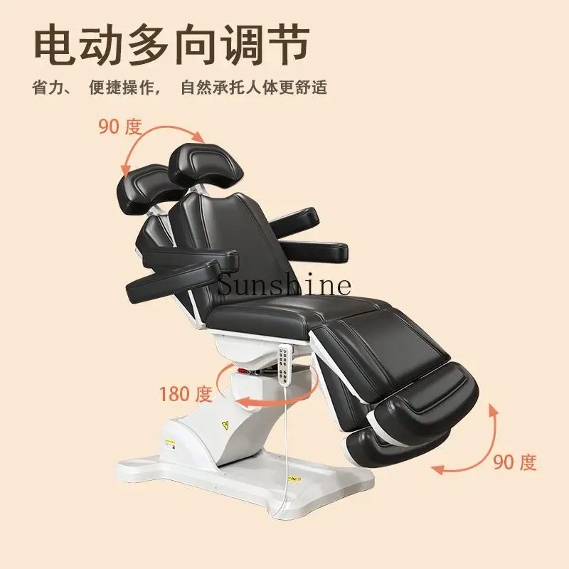 Electric embroidery eyebrow tattoo beauty bed can be lifted and lowered micro-plastic injection bed  FT