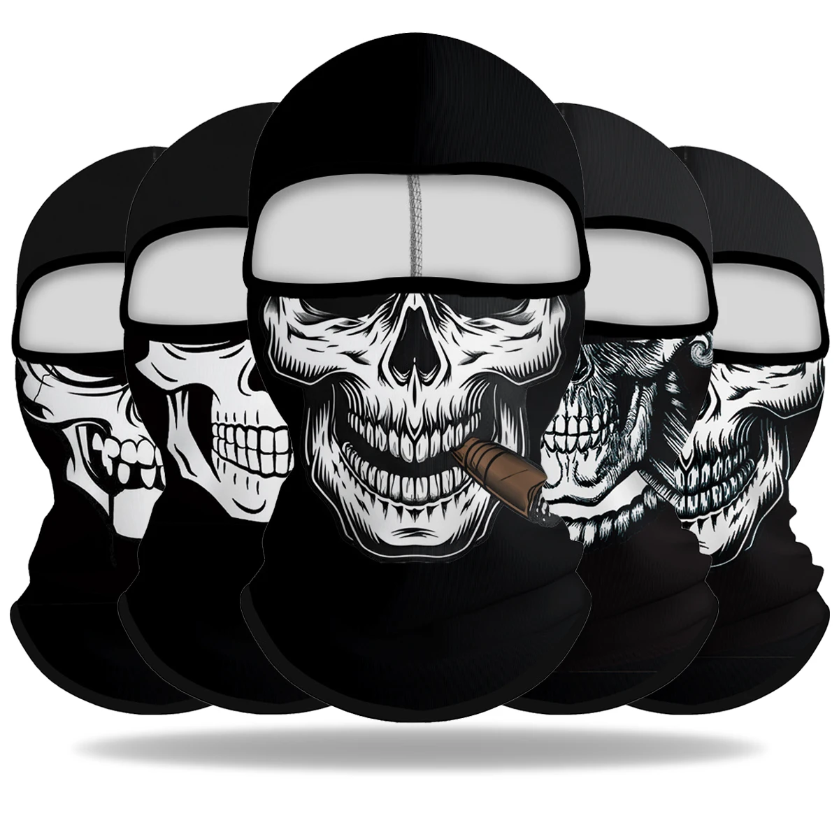 

1 шт., мотоциклетная маска для лица, Балаклава, многофункциональная маска с черепом, ветрозащитная маска для велосипеда, велосипедный головной убор, солнцезащитный крем, женские головные уборы