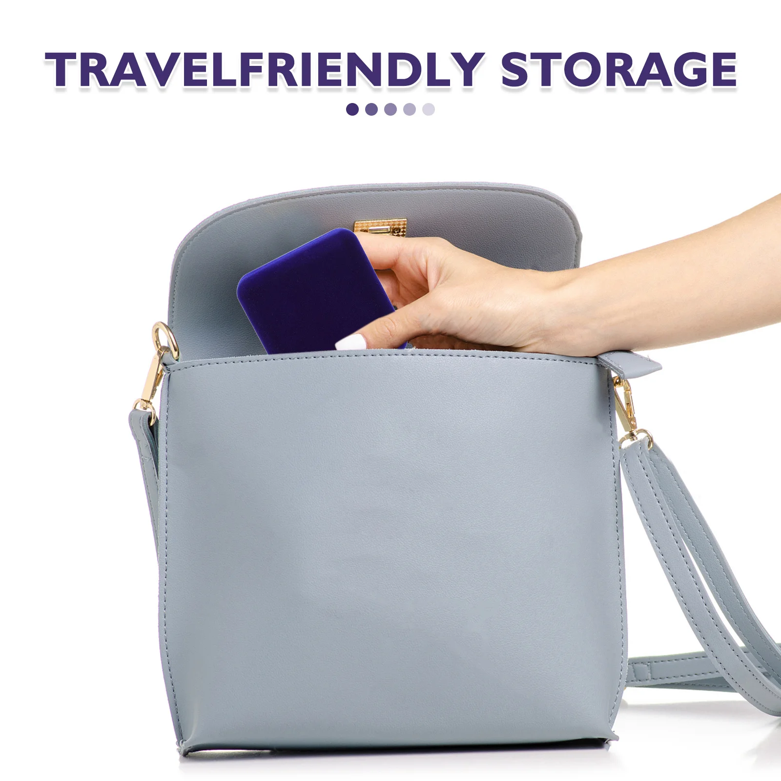 Medal Holder Display Case - Compact Brooch Storage Box for Awards Badges Challenge Coins - Soft Lining Protection Travel