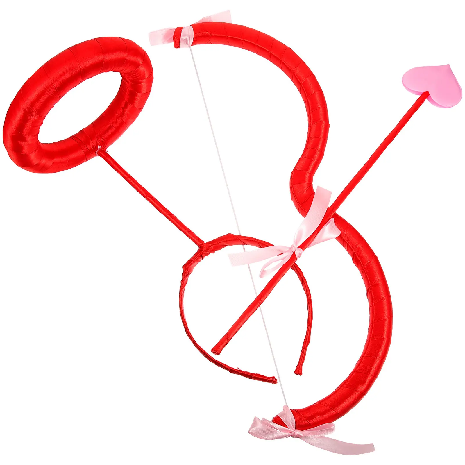 

Набор: Красный лук и стрелы Купидона с ангелом для косплея, свадьбы, Дня святого Валентина, детского праздника, тематической вечеринки, выступления