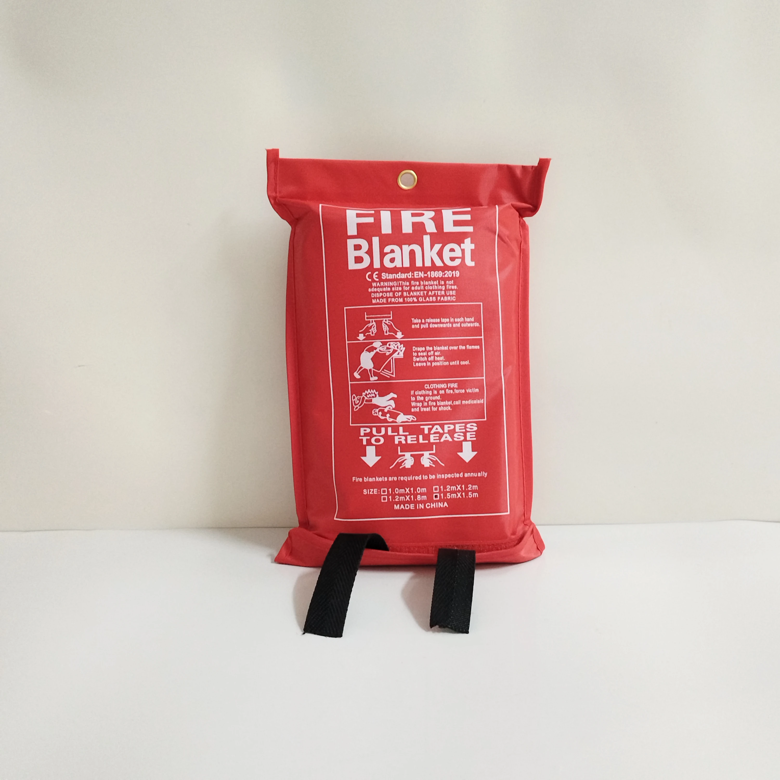 Coperta antincendio Proprietà dell'hotel Salvataggio di emergenza Panno in fibra di vetro Cucina domestica Fuga antincendio Coperta antincendio di autosalvataggio