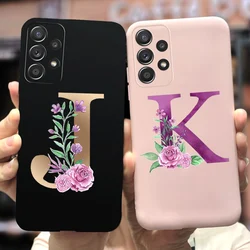 Do Samsung Galaxy A13 przypadku SM-A135F słodkie para listów miękkiego silikonu telefon tylna pokrywa dla Samsung A13 A 13 przypadku 6.5 cala Fundas