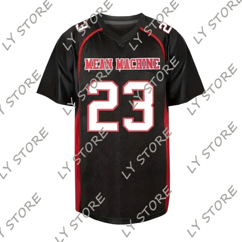 

Men's Embroidered American Football Jersey Breathable Custom Shirt MEAN MACHINE Training Jersey Soccer Uniform